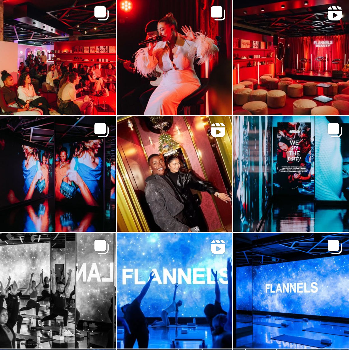 instagram feed of an event management agency designed by my social media management agency in bournemouth 